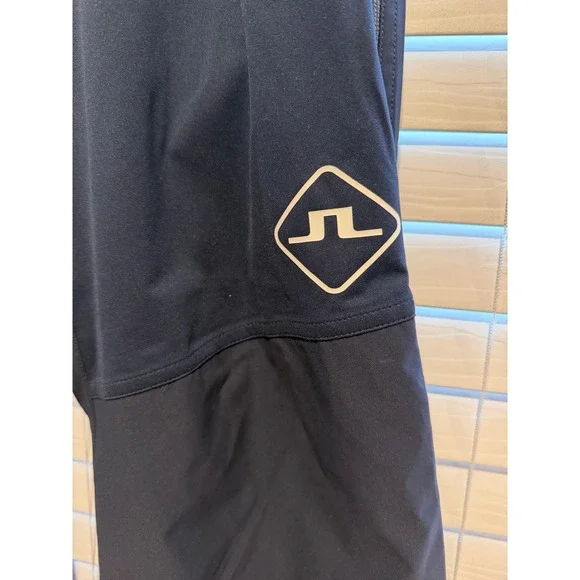 J.Lindeberg Mens Summit Softshell Ski Pants Navy Blue AMPA06371 Small NWT